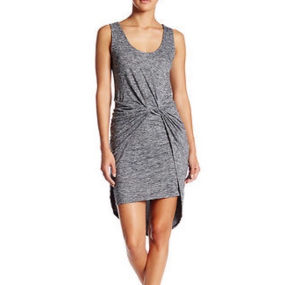 The Vanity Room . Twist Front Jersey Knit Dress